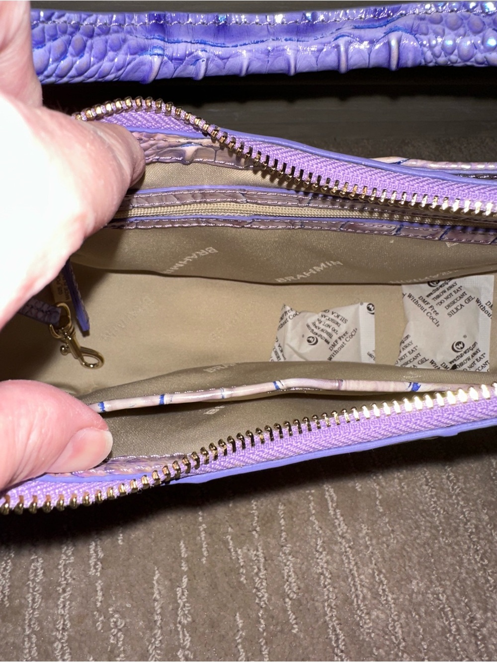 Brahmin Small Bekka in Very Peri - Picture 3 of 6